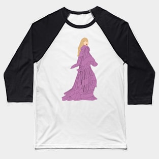 Eras Folklore Purple Dress Baseball T-Shirt